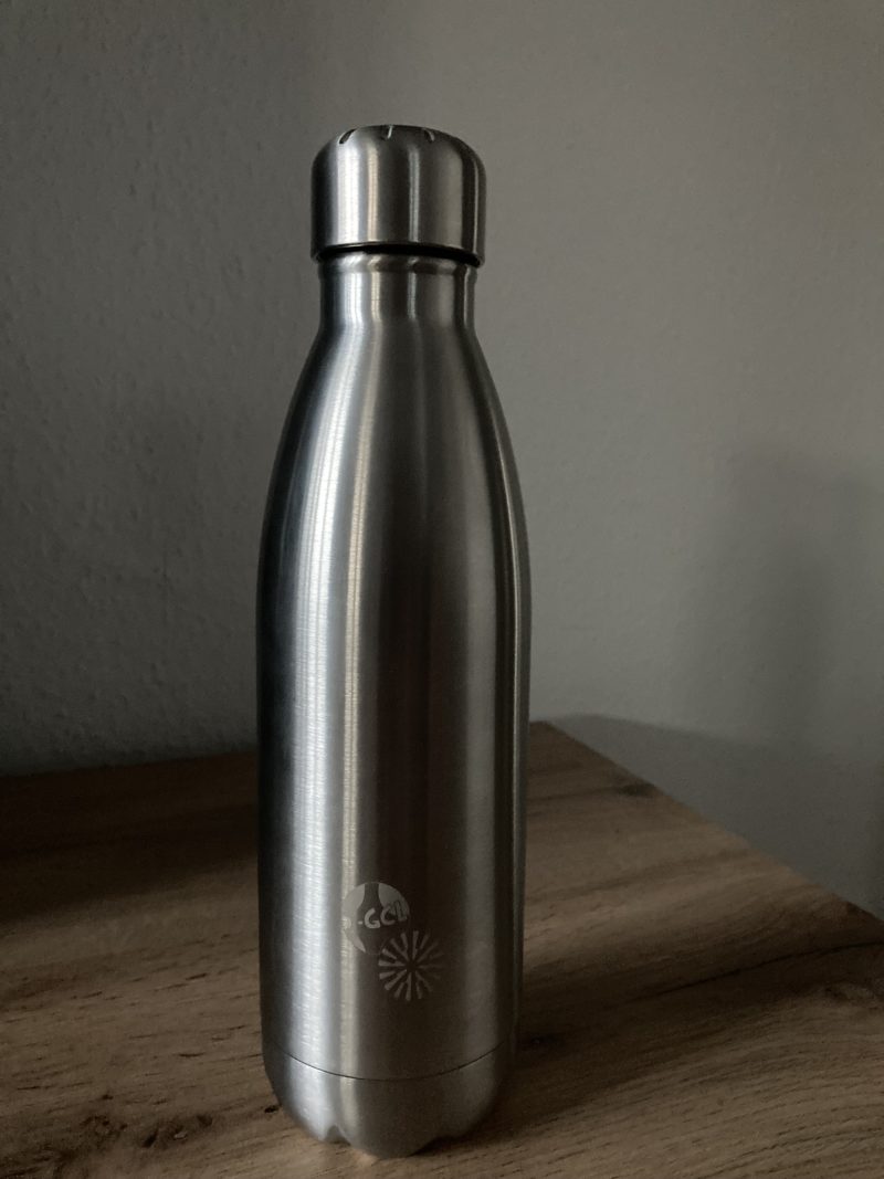 Iso-Edelstahlflasche mit LAG-Logo – Bild 3