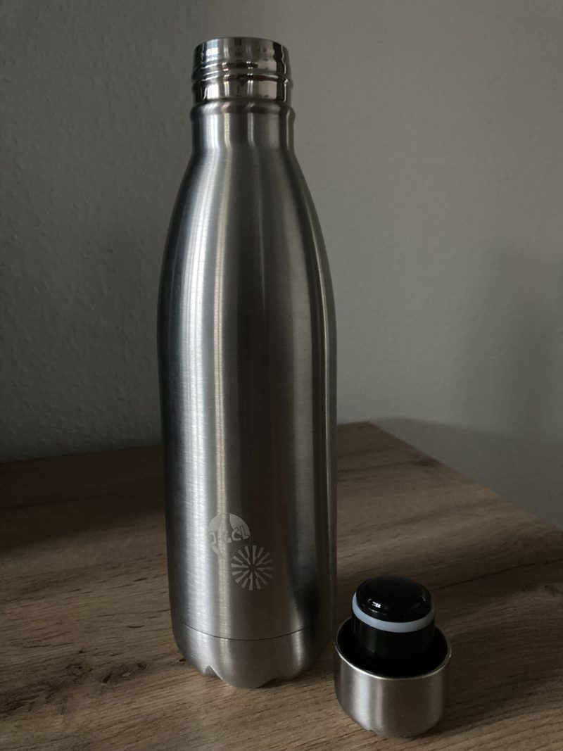 Iso-Edelstahlflasche mit LAG-Logo